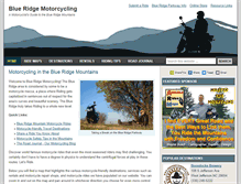 Tablet Screenshot of blueridgemotorcycling.com